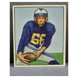 1950 Bowman #124 Jack Zilly Football Card.