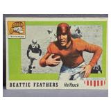 1955 Topps All American #98 Beattie Feathers