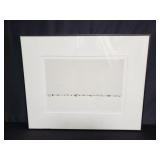 Pencil signed and dated print