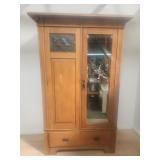 Arts and Crafts-style wardrobe