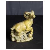 Vintage Asian ram sculpture