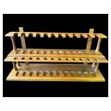 Large vintage tobacco pipe display stand