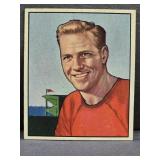 1950 Bowman #106 Ed Carr Football Card.