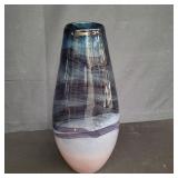Hand blown glass vase