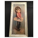 Ozz Franca 1960ï¿½s lithograph "Child with Big Eyesï¿½