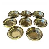 Lot of vintage glass ashtrays