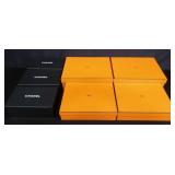 7 empty designer boxes