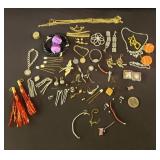 Group of costume jewelry earrings, bracelets, etc.