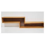 Mid-century modern wall shelf