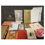 Group of vintage menues