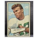 1952 Bowman Small #31 Jim Dooley Football Card.