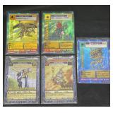 Vintage 1st & second generation Digimon holo cards