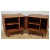 Jens Risom mid-century walnut media cabinet