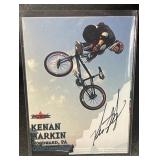 Kenan Harkin autographed BMX Fleer adrenaline card