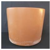 Mid century terracotta flower pot