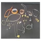 Group of costume jewelry