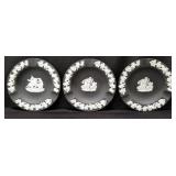 3 Wedgwood Jasperware ash trays