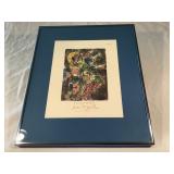 Marc Chagall "Les Acrobatesï¿½ signed lithograph