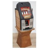 Vintage 2-piece Fremont Hotel 5 cent slot