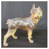 Vintage cast iron Boston terrier doorstop