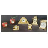 Group of quartz clocks