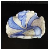 Vintage hand blown glass bowl