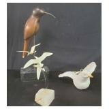 Fitz and Floyd ceramic dove hanging planter,