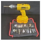Dewalt drill and accessories