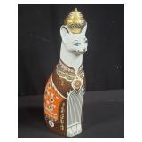 Royal Crown Derby cat figurine