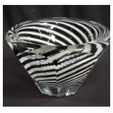 Studio art glass bowl