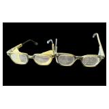 2 Vintage safety glasses