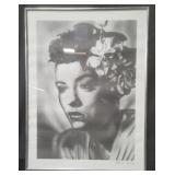 Pencil signed print of Billie Holiday