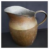 Antique hand hammered pitcher