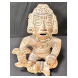 Terracotta Mayan figure