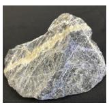 Raw blue sodalite specimen