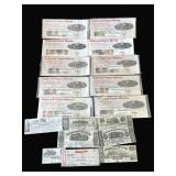 Railroad paper prop money