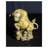 Vintage Asian bull sculpture