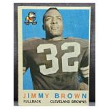 1959 Topps #10 Jim Brown Football Card.