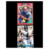 Lot of Brett Favre and Troy Aikman rookie cards
