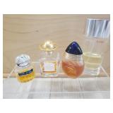 Group of vintage French and American perfumes.