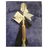 Sterling silver and Antler style handle cheese