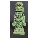 Xipe Totec Aztec style stone sculpture