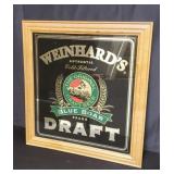 Blue Boar mirror bar sign