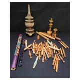 Group of mouth piece instruments and flutes
