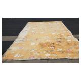Hand tufted floral rug