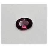 0.50ct oval dark pink spinel gemstone 6 x 4mm