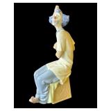 Lladro porcelain clown figurine
