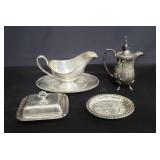 Vintage silver plate items