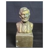 Abraham Lincoln brass bust