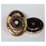 14k gold and diamond American Legion